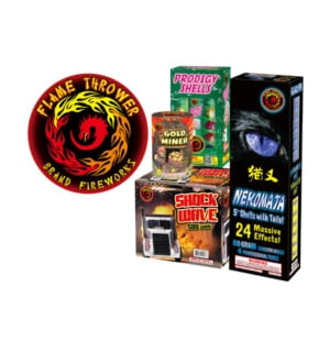 Flame Thrower Brand Fireworks